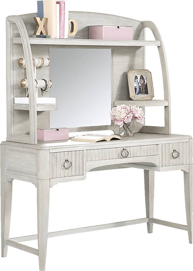 Kids reGen™ Vivien White Desk & Hutch Set - Thumbnail - Image 3