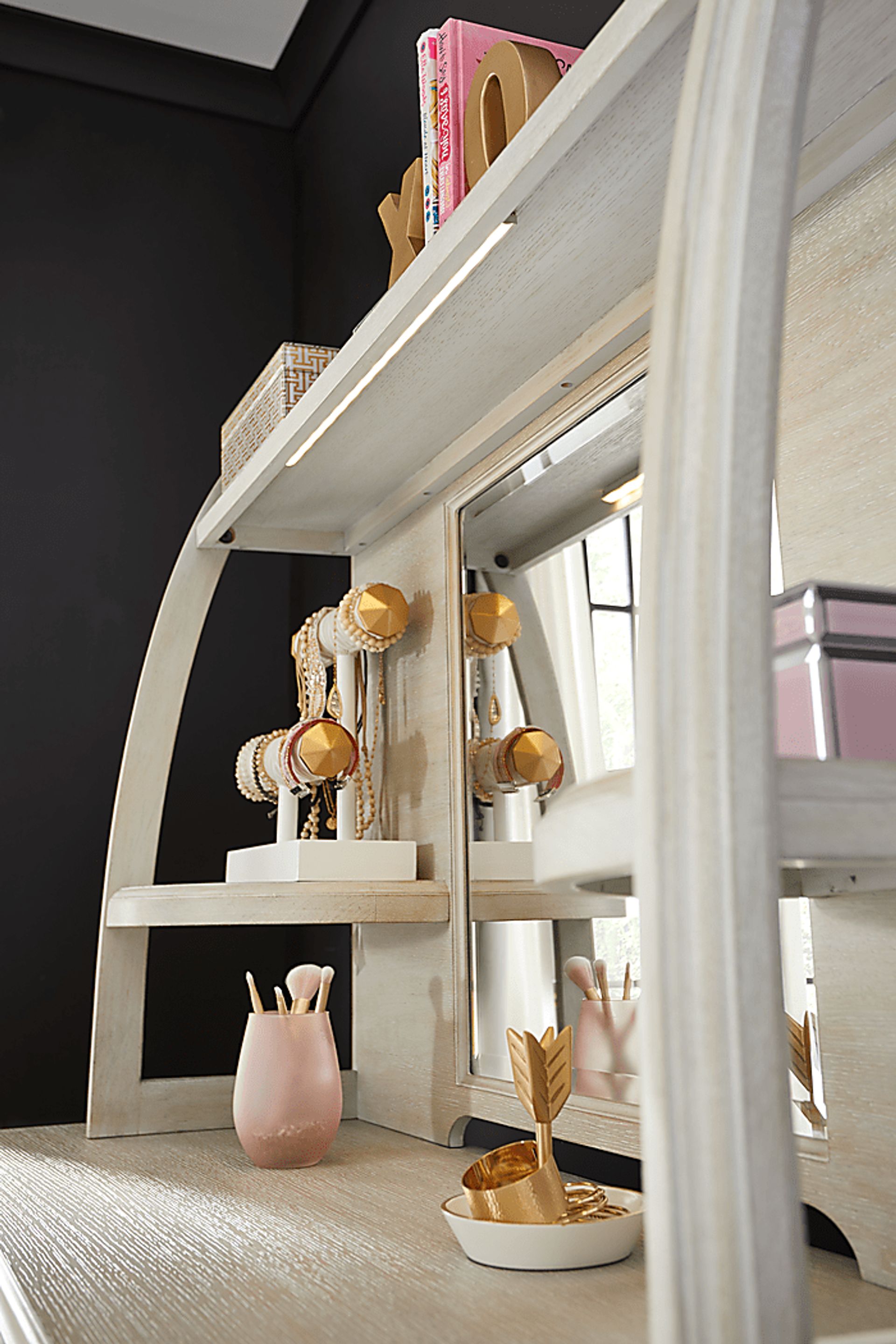 Kids reGen™ Vivien White Desk & Hutch Set - Image 4