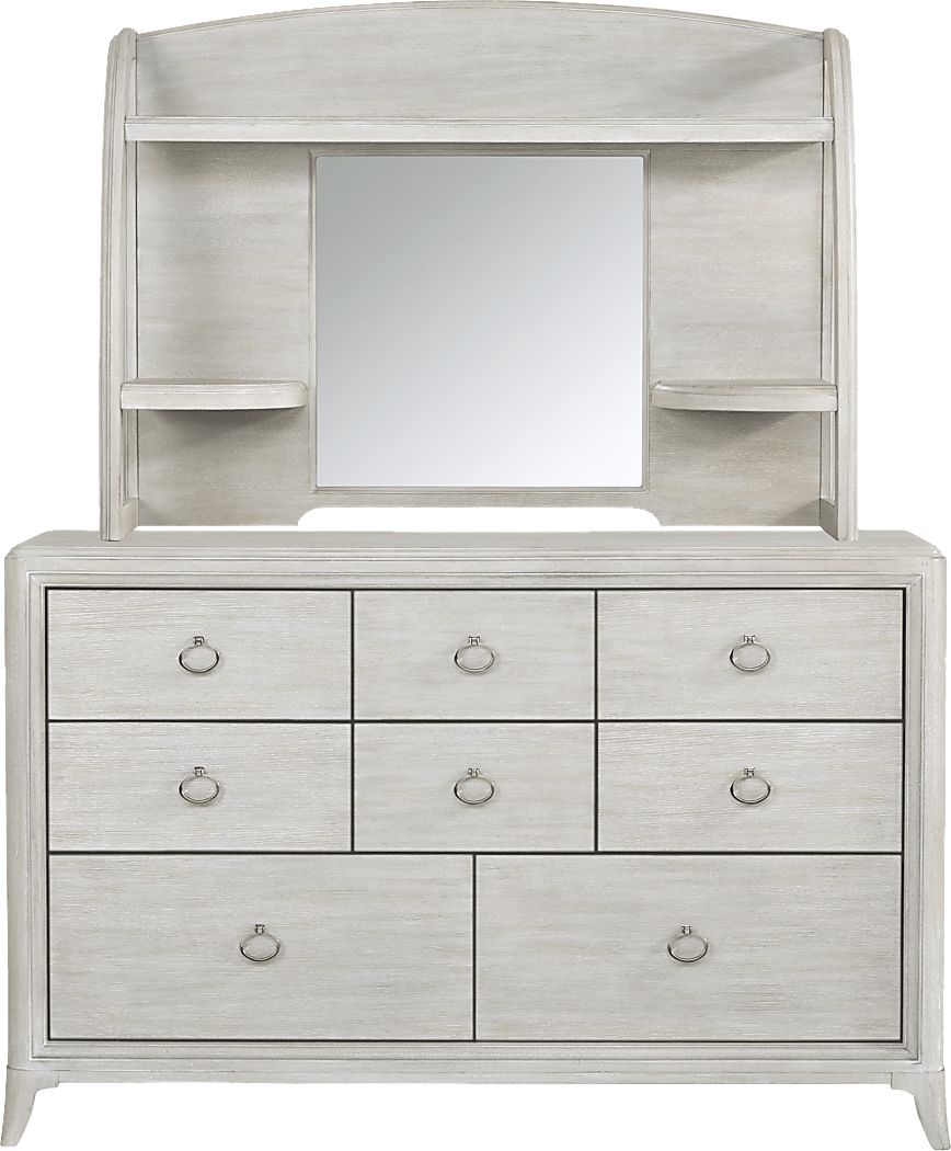 Kids reGen™ Vivien White Dresser & Hutch Set Rooms To Go