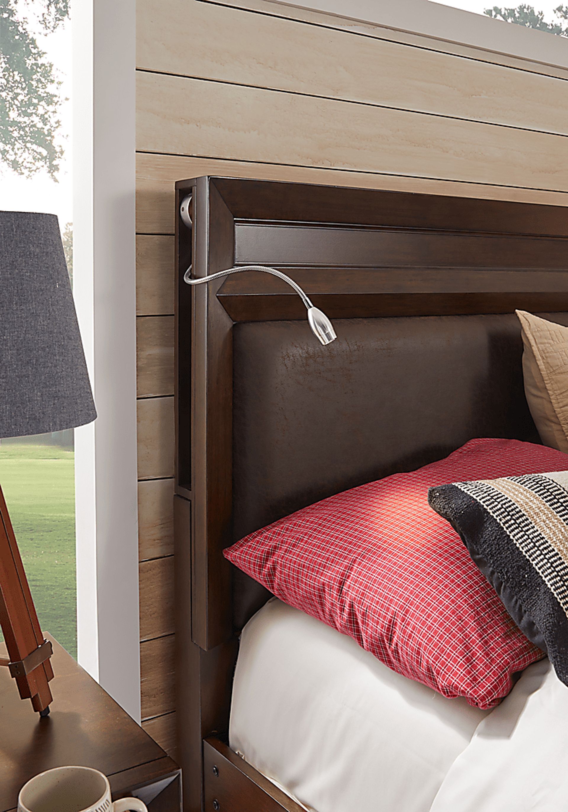 Kids reGen™ Zaine Brown Cherry 3 Pc Full Upholstered Bed - Image 3