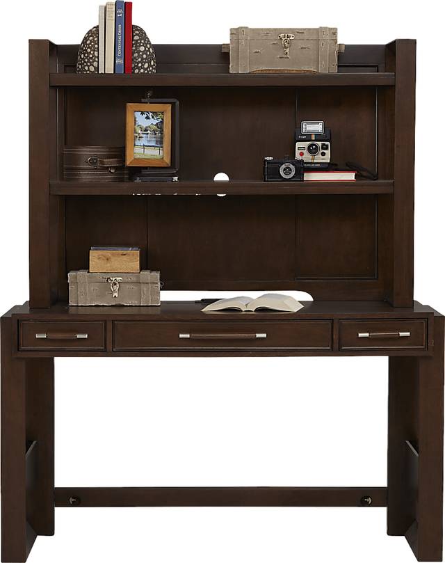 Kids reGen™ Zaine Brown Cherry Desk & Hutch Set - Thumbnail - Image 3
