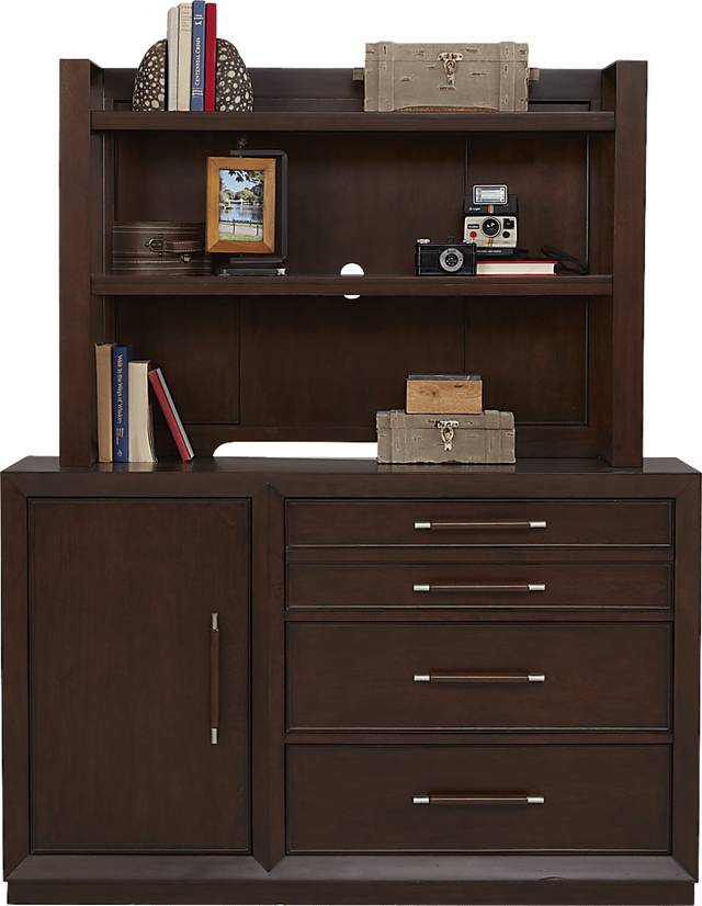 Kids reGen™ Zaine Brown Cherry Dresser & Hutch Set - Thumbnail - Image 1