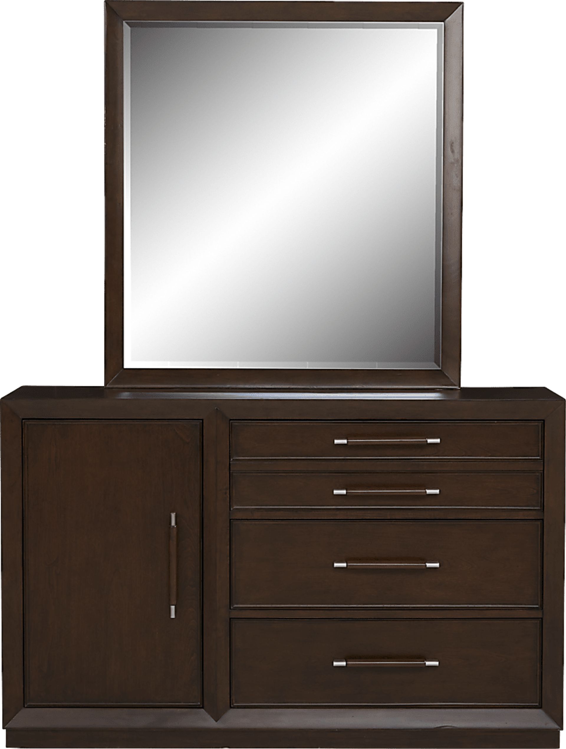 Kids reGen™ Zaine Brown Cherry Dresser & Mirror Set - Image 1