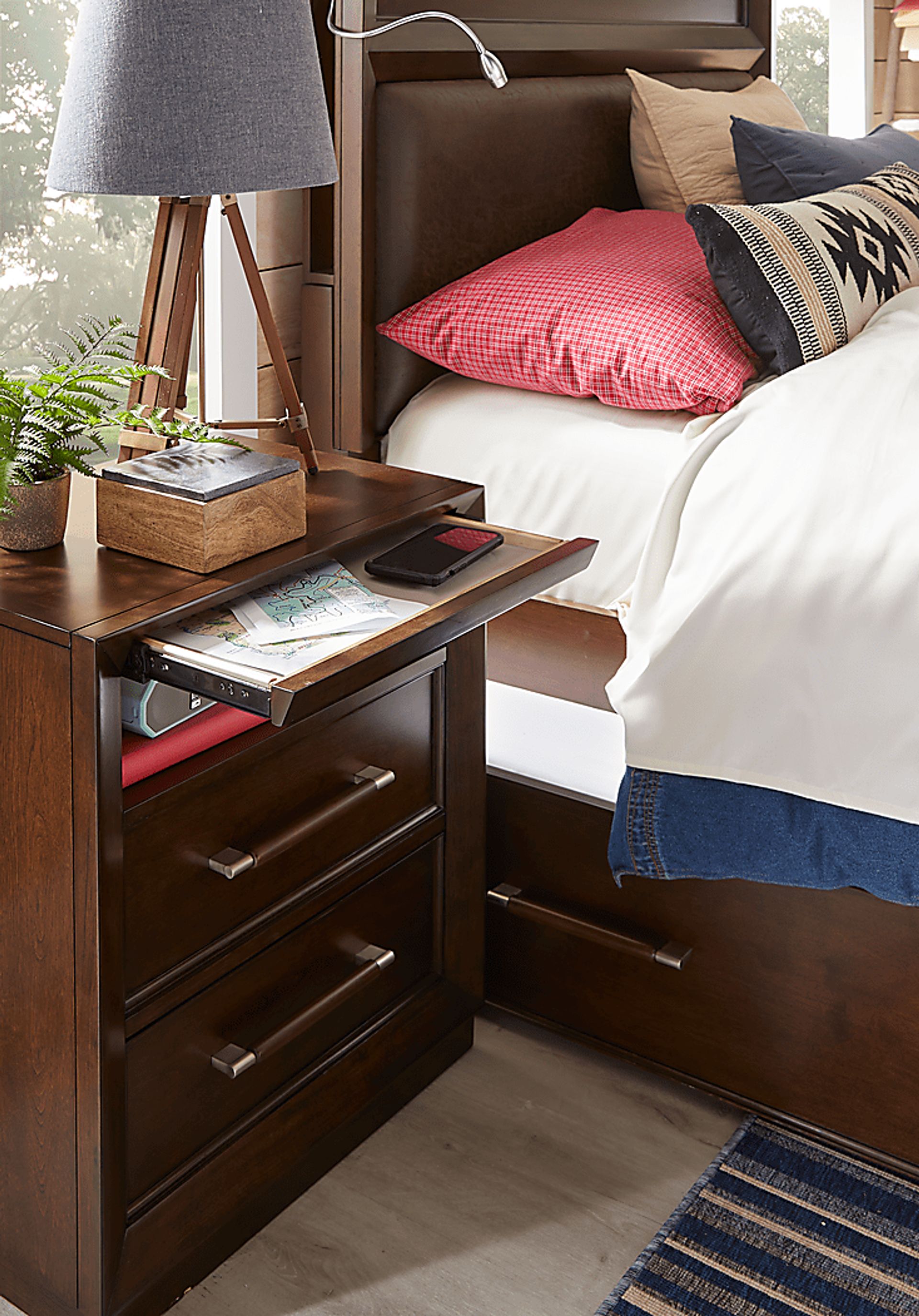 Kids reGen™ Zaine Brown Cherry Nightstand - Image 3