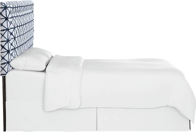 Kids Rhombusland Blue Twin Upholstered Headboard - Thumbnail - Image 3