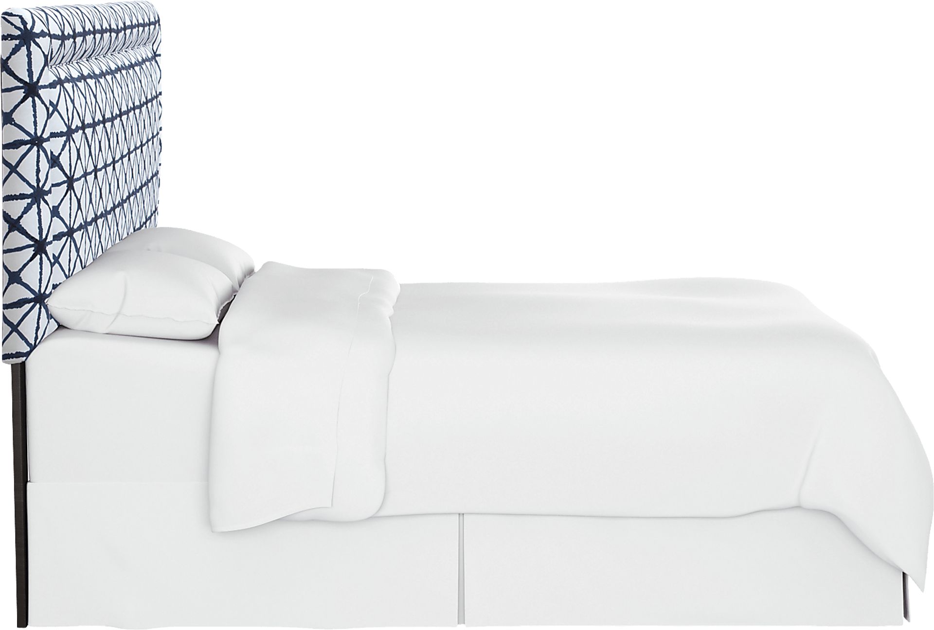 Kids Rhombusland Blue Twin Upholstered Headboard - Image 3