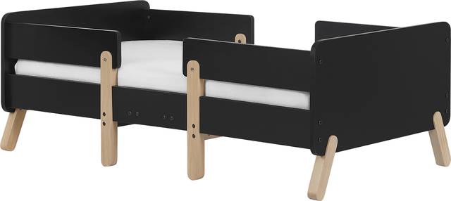 Kids Rhysa Black Toddler Bed - Thumbnail - Image 1