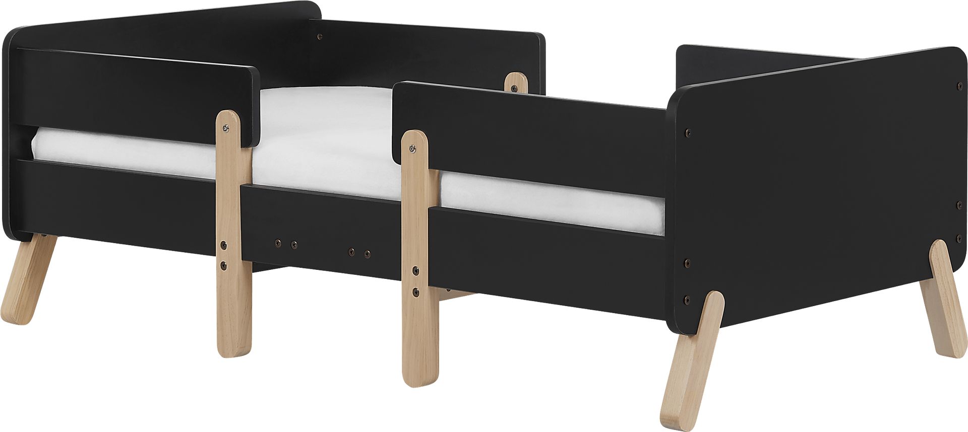 Kids Rhysa Black Toddler Bed - Image 1