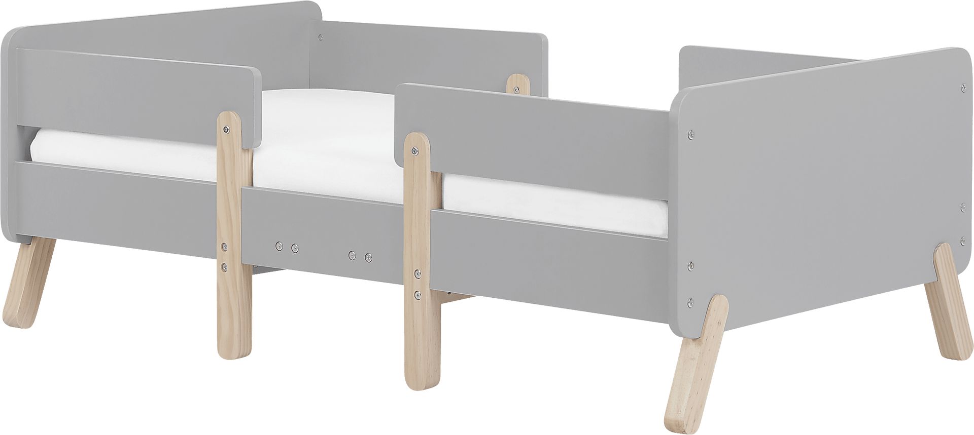 Kids Rhysa Gray Toddler Bed - Image 1
