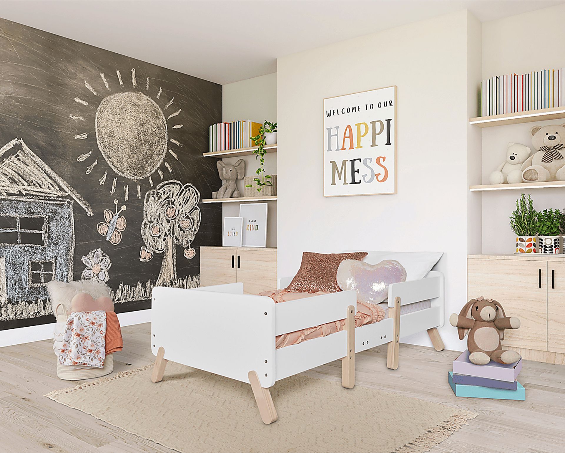 Kids Rhysa White Toddler Bed - Image 2