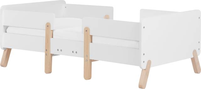 Kids Rhysa White Toddler Bed - Thumbnail - Image 1