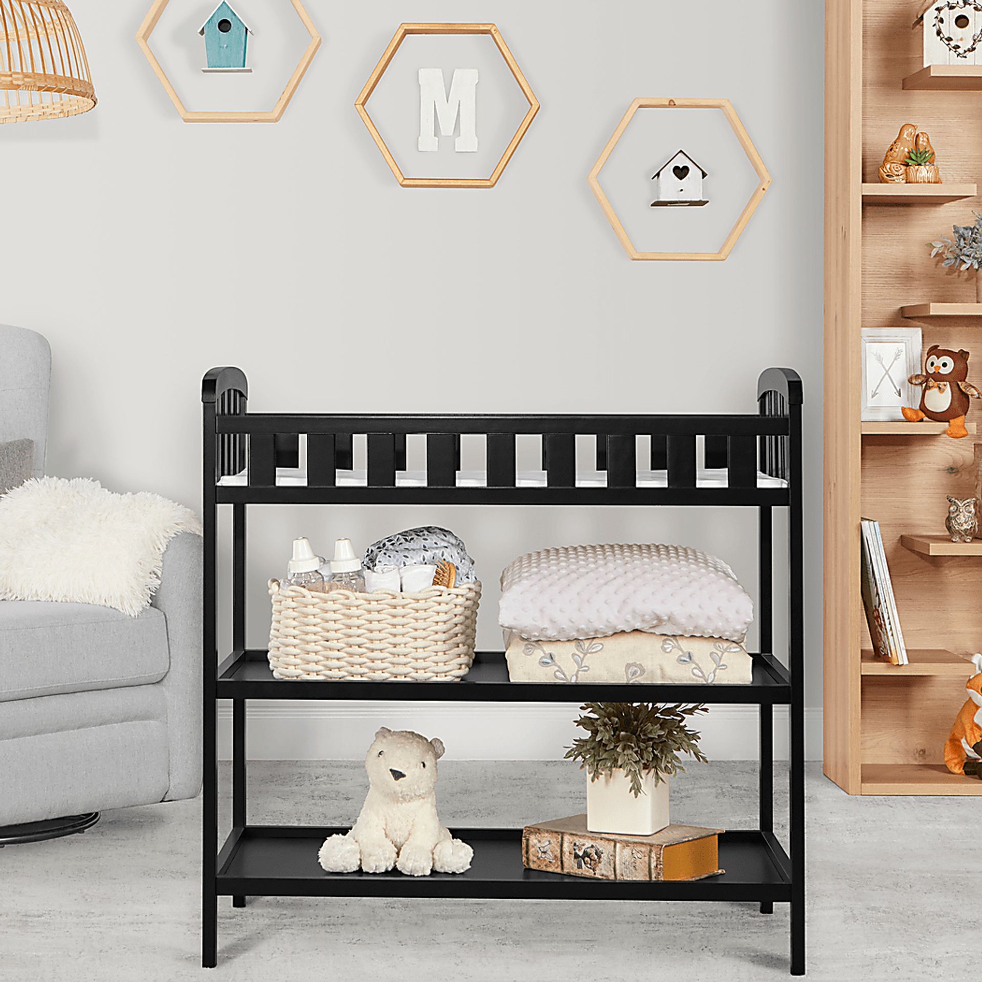 Kids Ridu Black Changing Table - Image 2