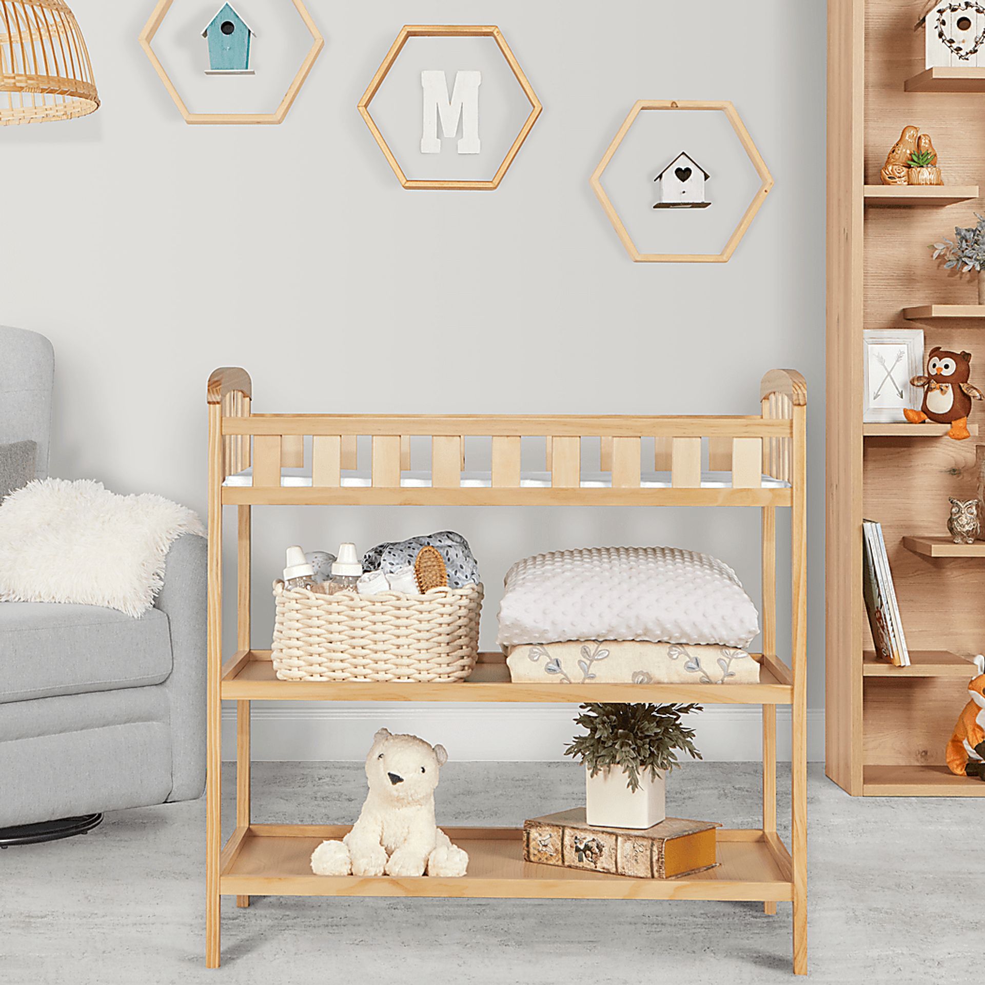 Kids Ridu Natural Changing Table - Image 2