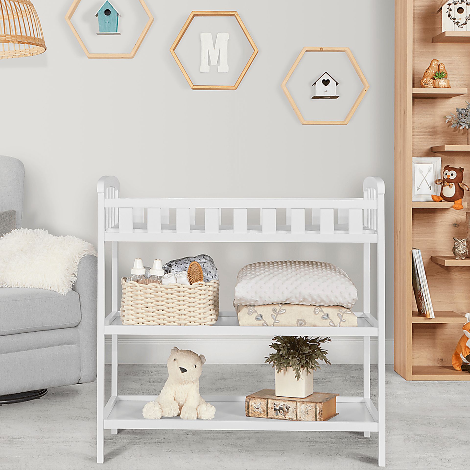 Kids Ridu White Changing Table - Image 2