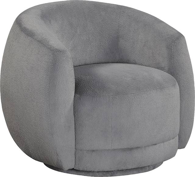 Kids Ripley Gray Swivel Chair - Thumbnail - Image 1