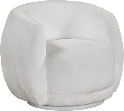 Kids Ripley White Swivel Chair