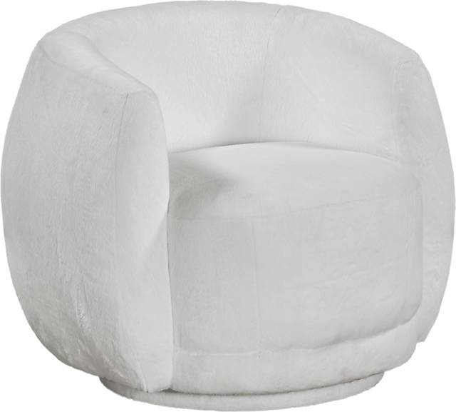 Kids Ripley White Swivel Chair - Thumbnail - Image 1