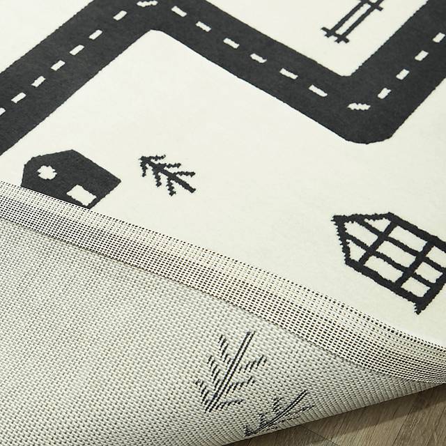 Kids Road Trip Fun Ivory 3'11 x 5'7 Rug - Thumbnail - Image 3