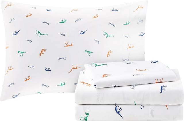 Kids Roar-A-Saurus Blue 6 Pc Twin Comforter Set - Thumbnail - Image 3