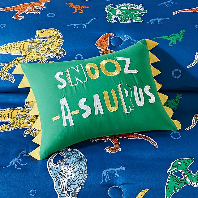 Kids Roar-A-Saurus Blue 6 Pc Twin Comforter Set - Thumbnail - Image 6