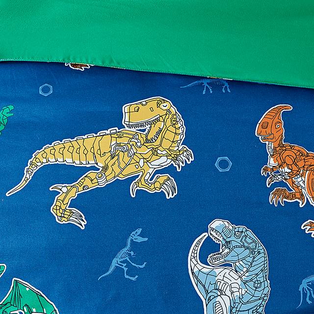 Kids Roar-A-Saurus Blue 6 Pc Twin Comforter Set - Thumbnail - Image 7