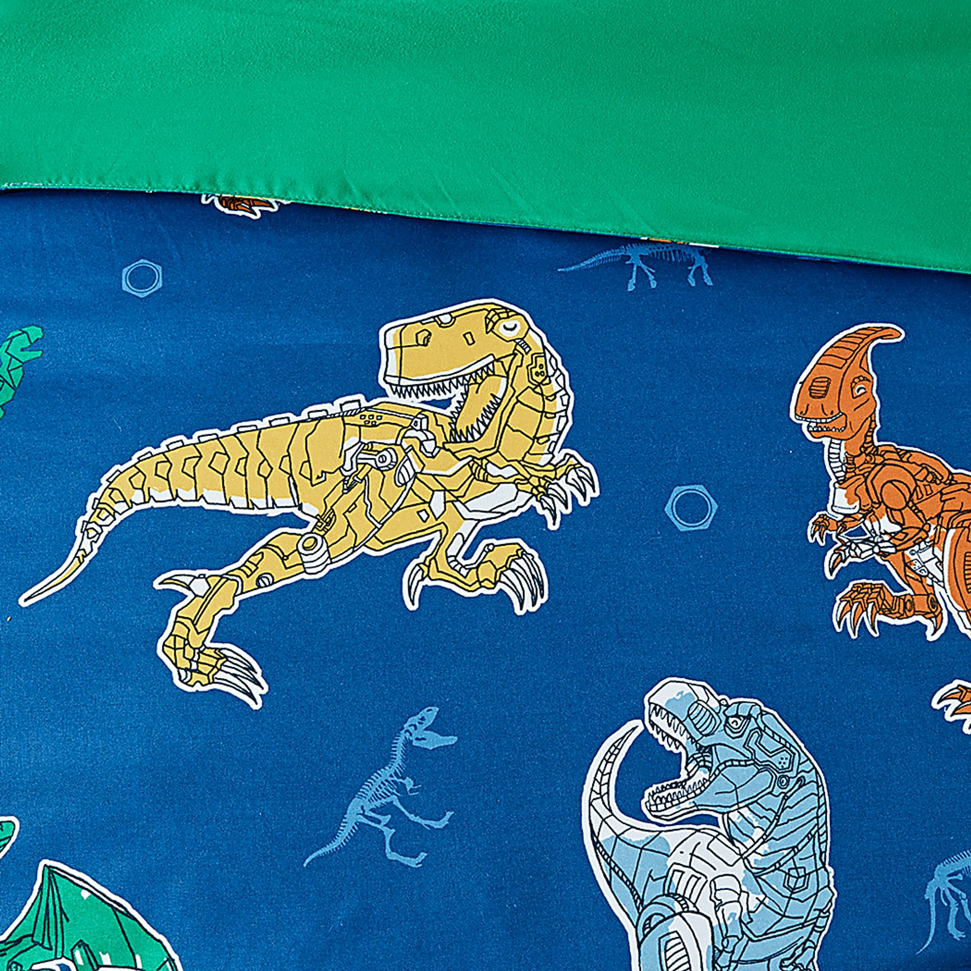 Kids Roar-A-Saurus Blue 8 Pc Full Comforter Set - Image 7