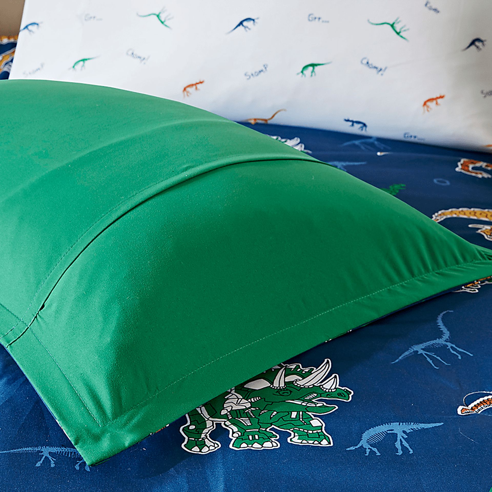Kids Roar-A-Saurus Blue 8 Pc Full Comforter Set - Image 10