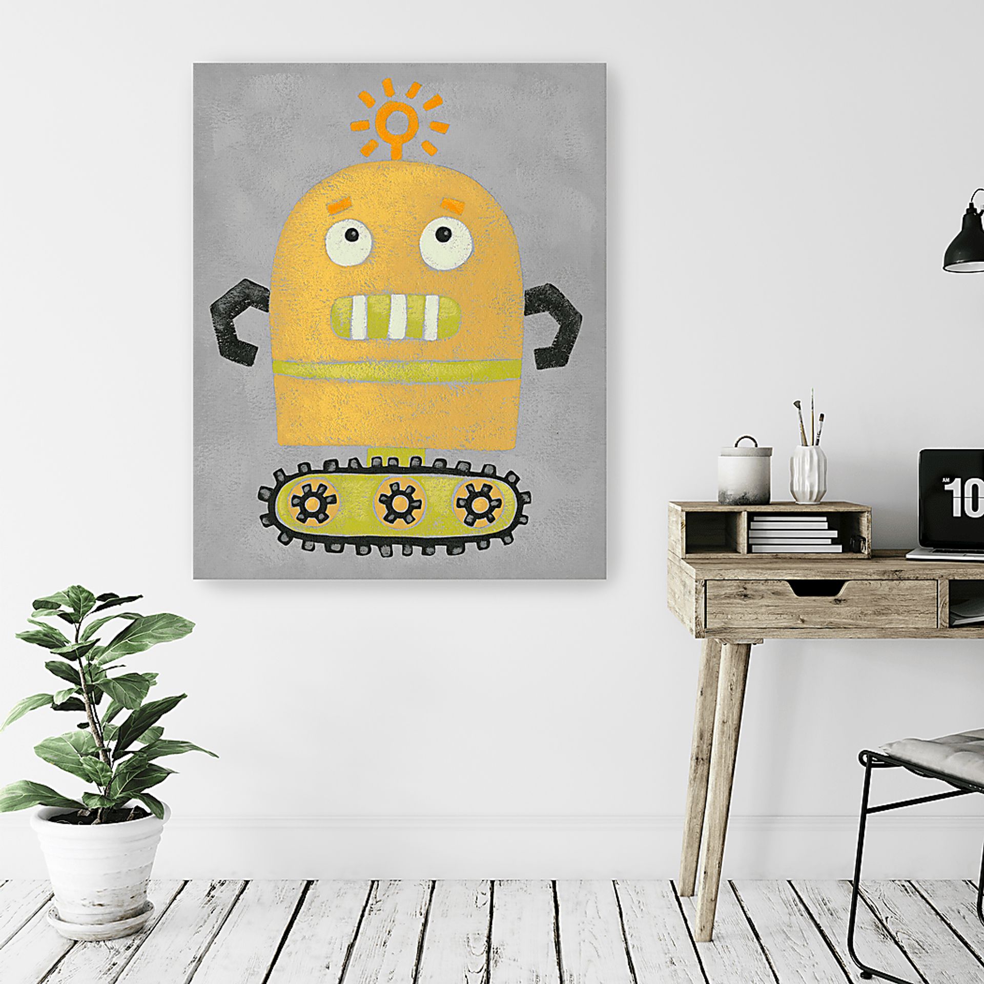 Kids Robo Leader II Orange Artwork - Image 2