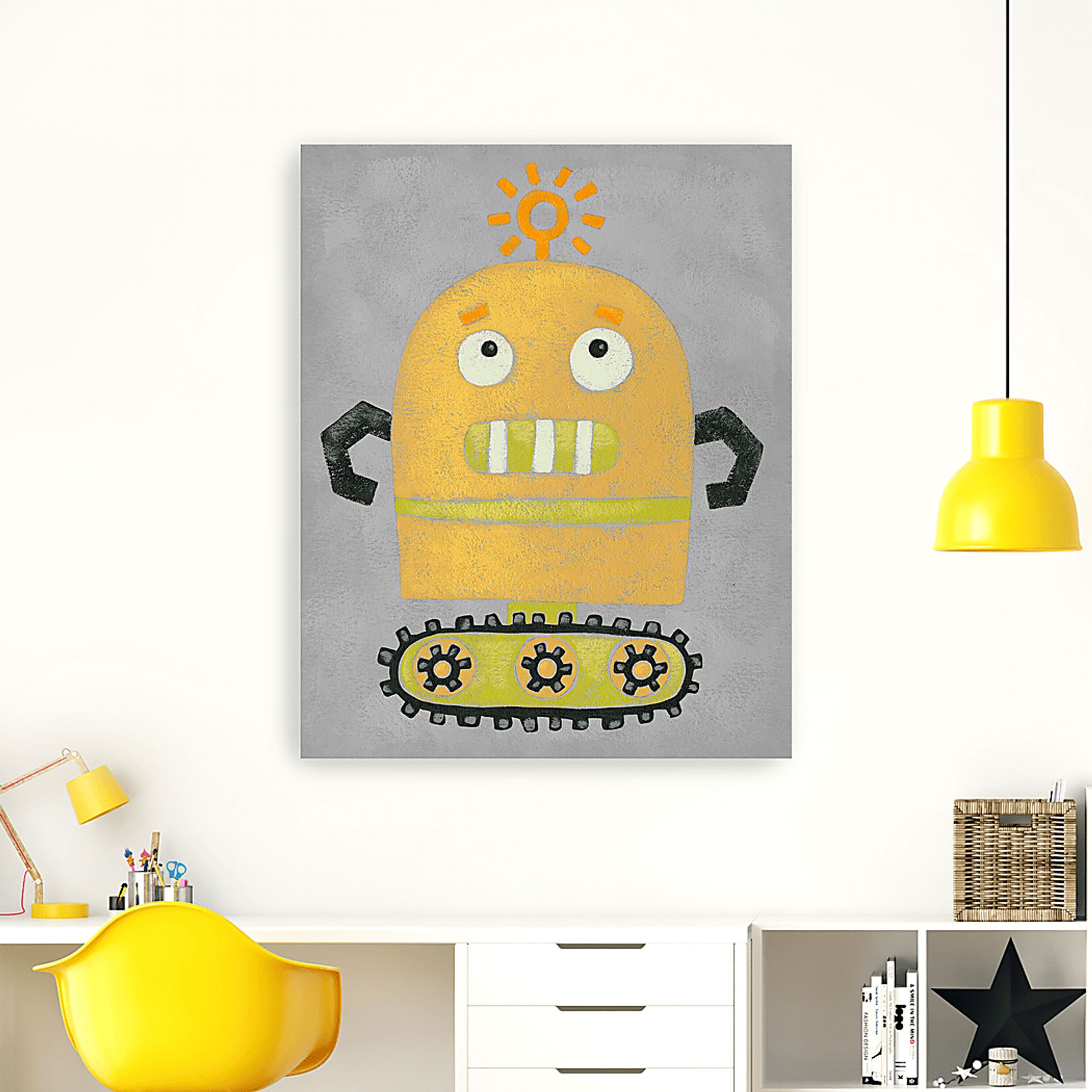 Kids Robo Leader II Orange Artwork - Image 3