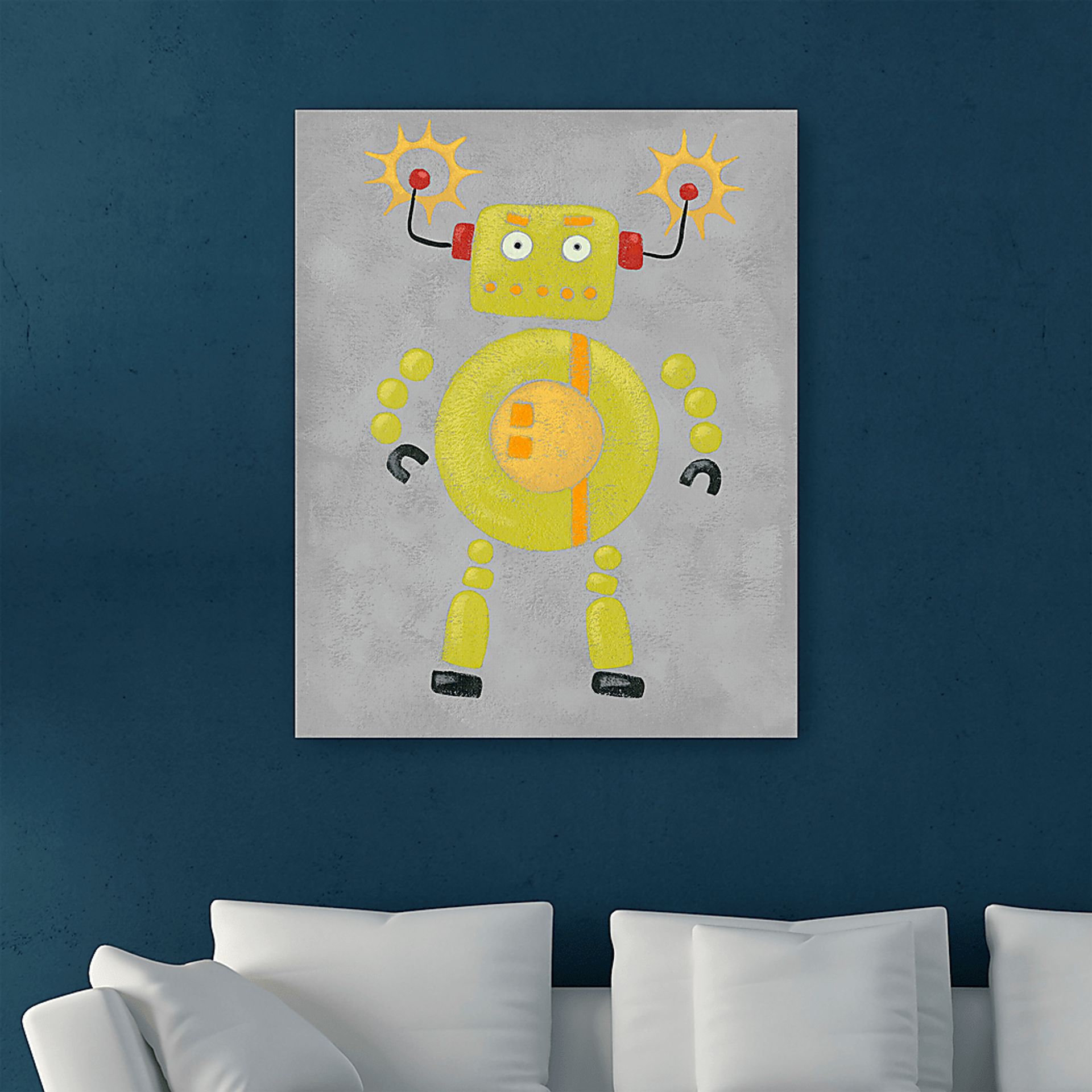 Kids Robo Leader III Yellow Artwork - Image 3