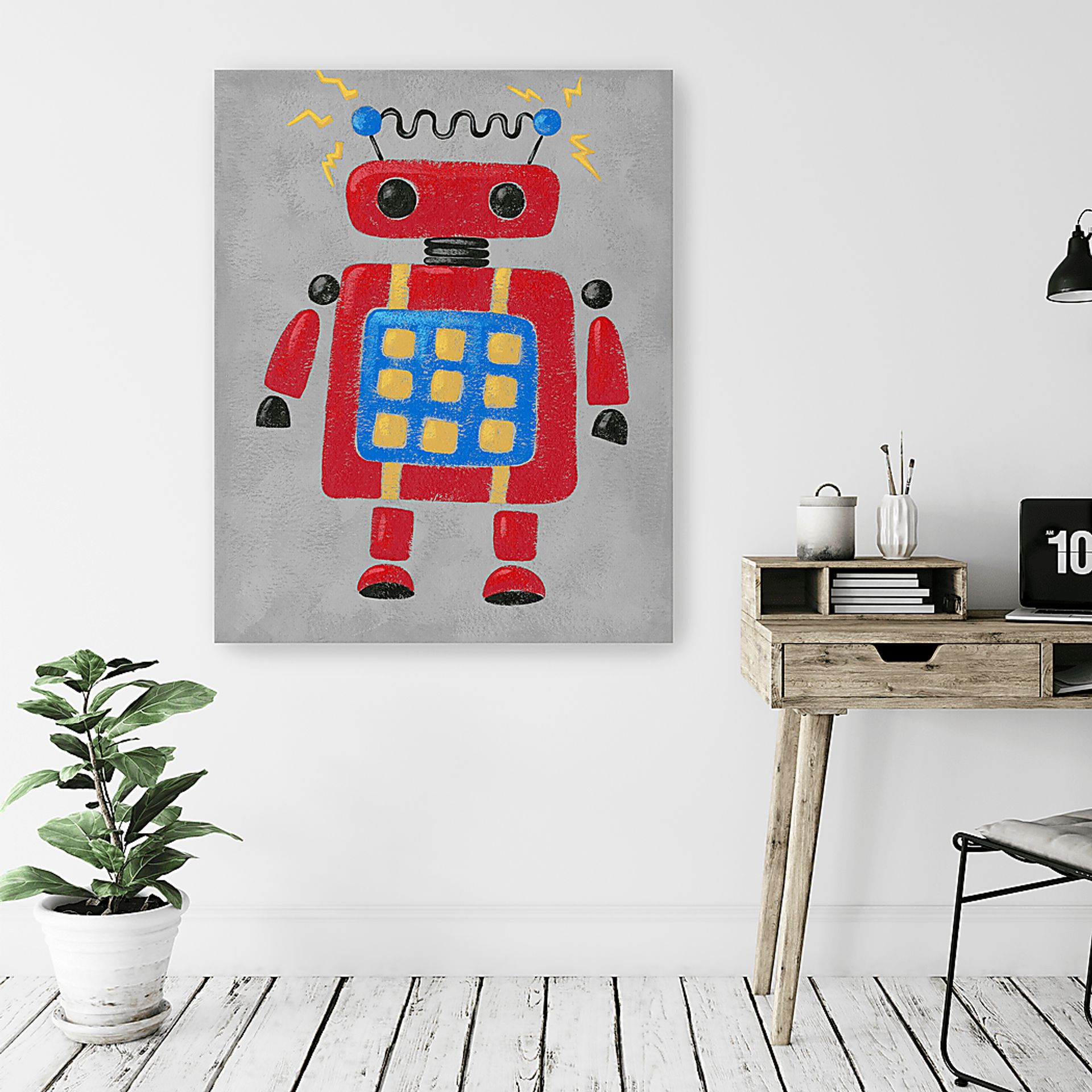 Kids Robo Leader IV Red Artwork - Image 2