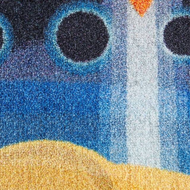 Kids Rocket Games Navy 3' x 5' Rug - Thumbnail - Image 4