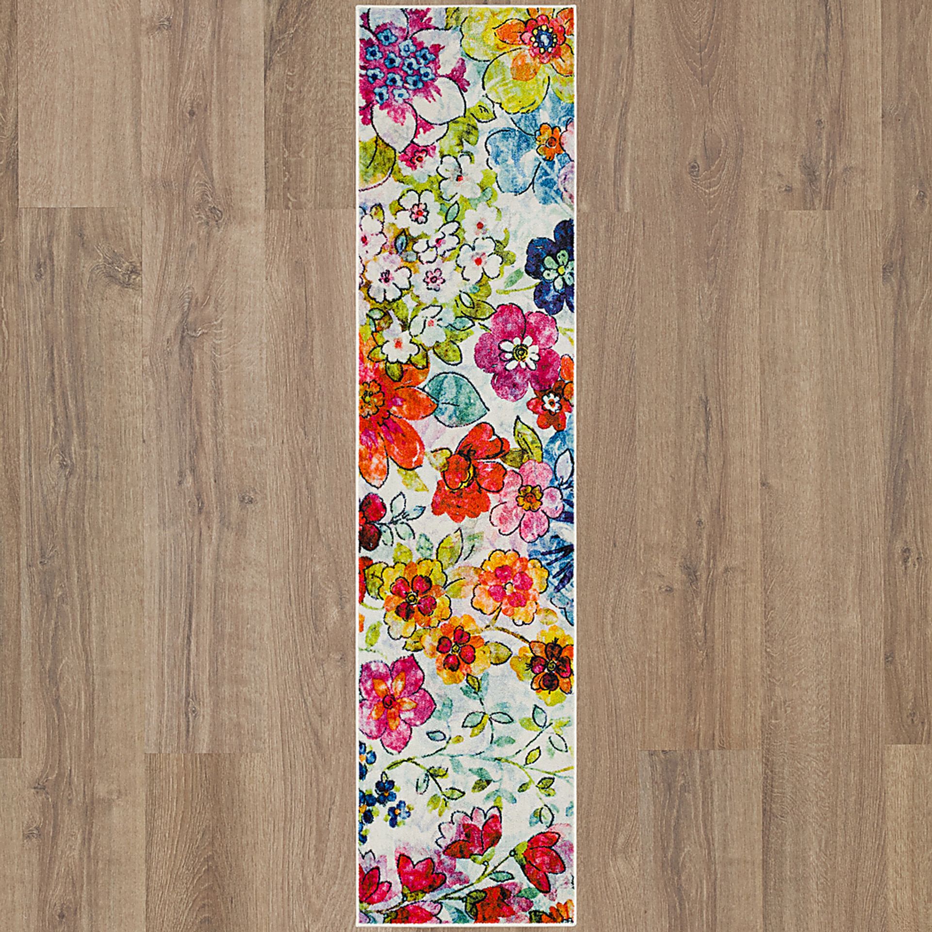 Kids Rosegate Multi 2' x 8' Runner Rug - Image 4