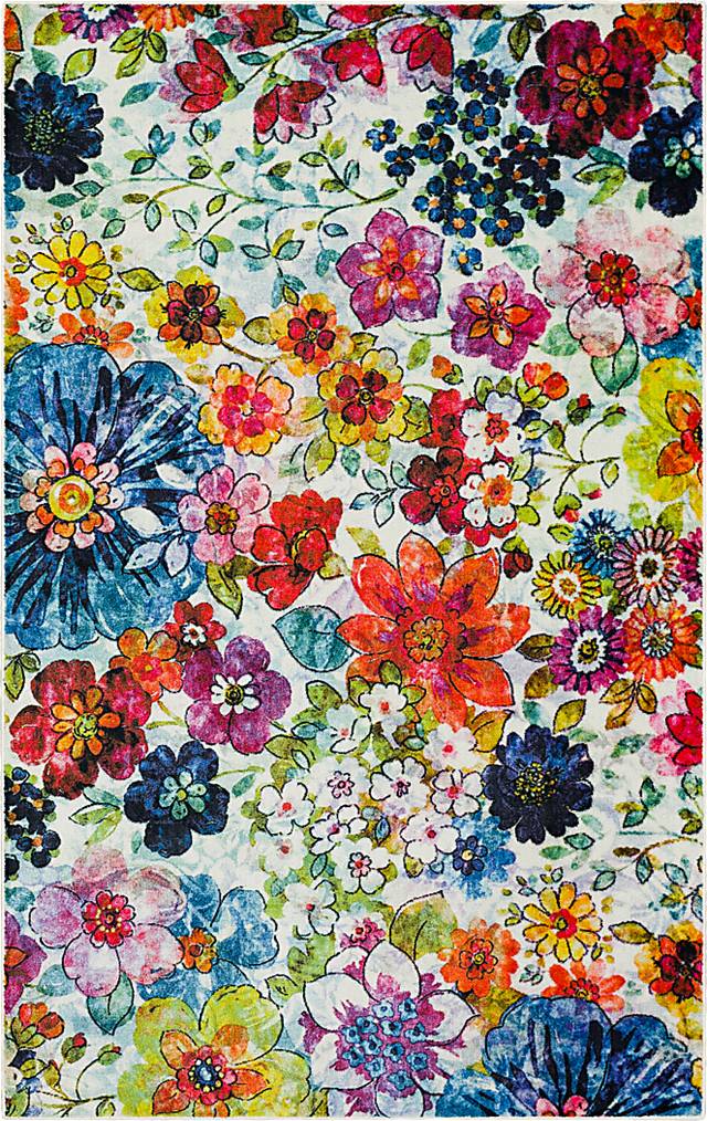 Kids Rosegate Multi 5' x 8' Rug - Thumbnail - Image 1