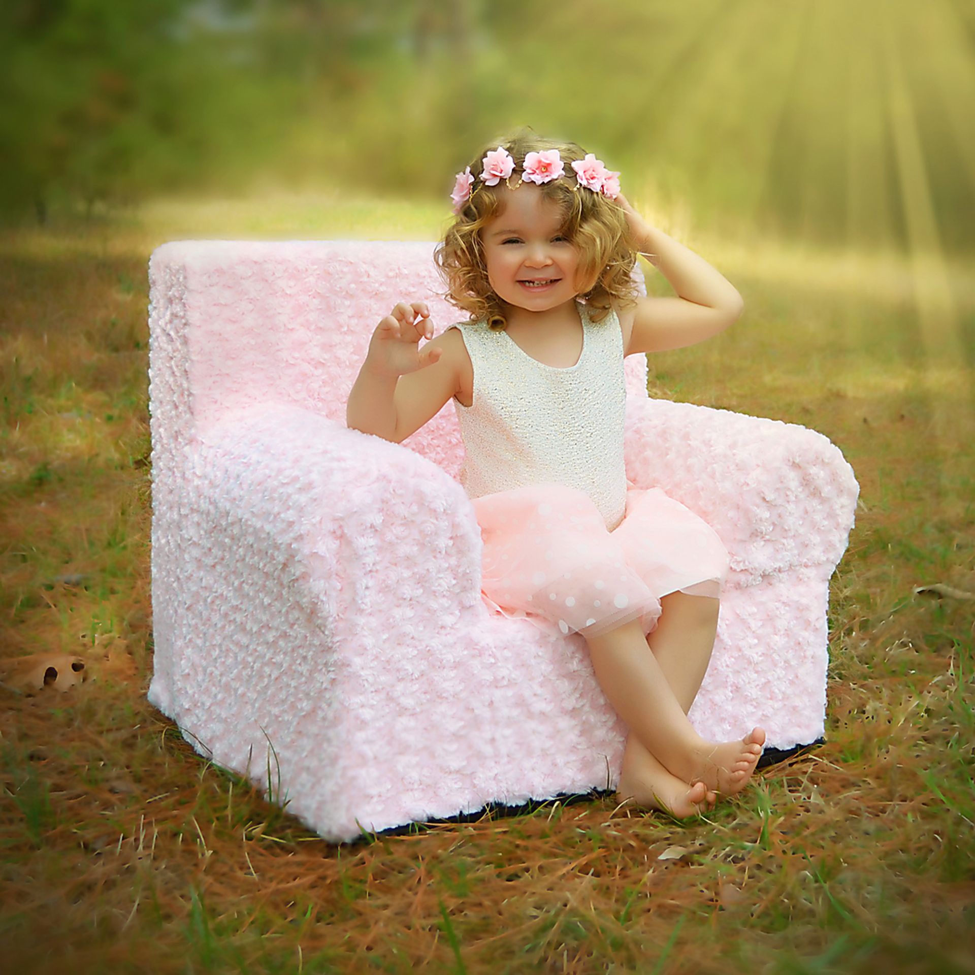 Kids Rosena Pink Chair - Image 3