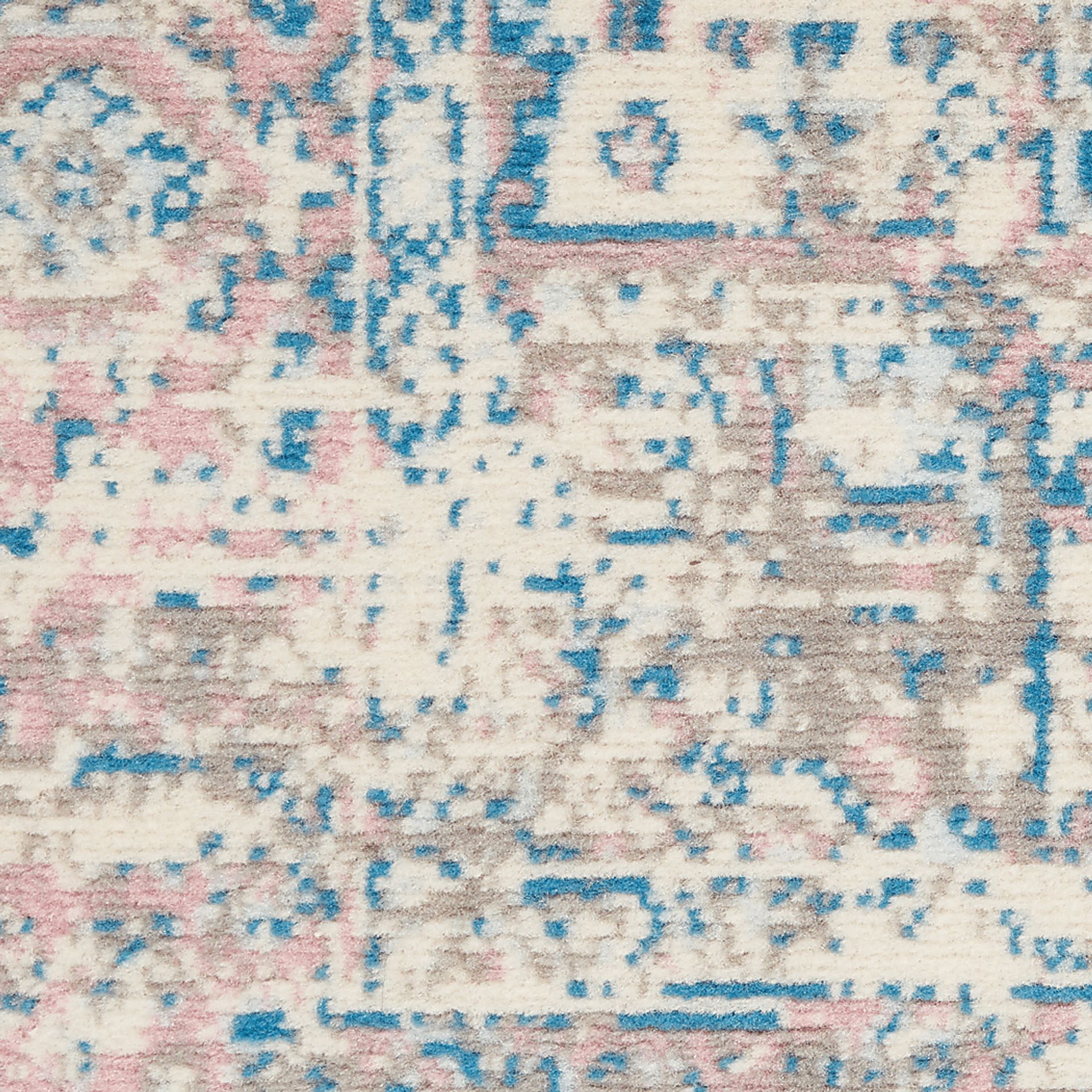 Kids Royal Princess Decor Pink 5'3 x 7'3 Medallion Rug - Image 8