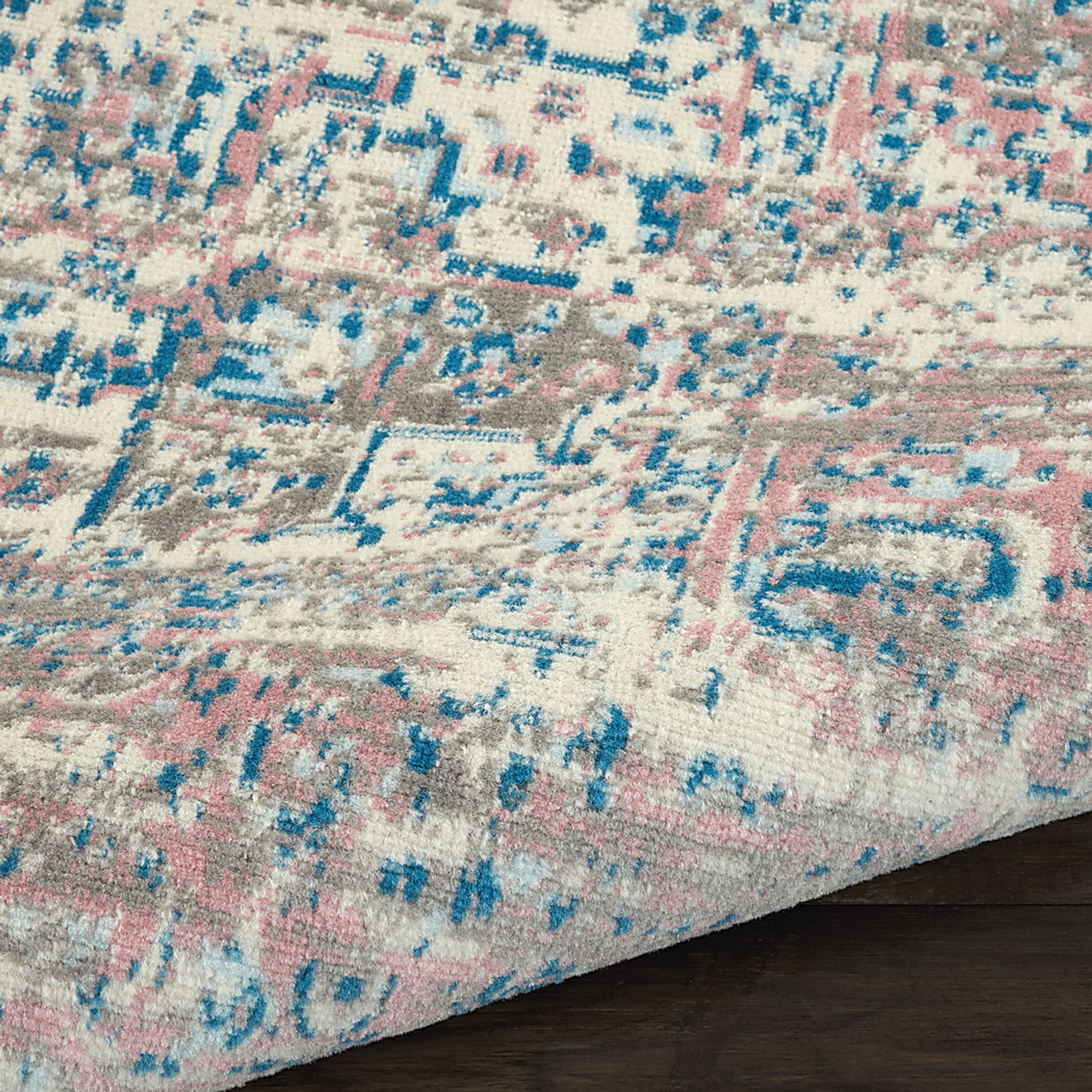 Kids Royal Princess Decor Pink 7'10 x 9'10 Rug - Image 9