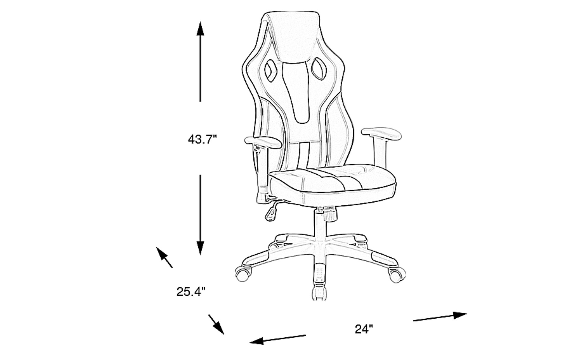 Dimension Image. Please refer to the Dimension Tab on this page for dimension details.