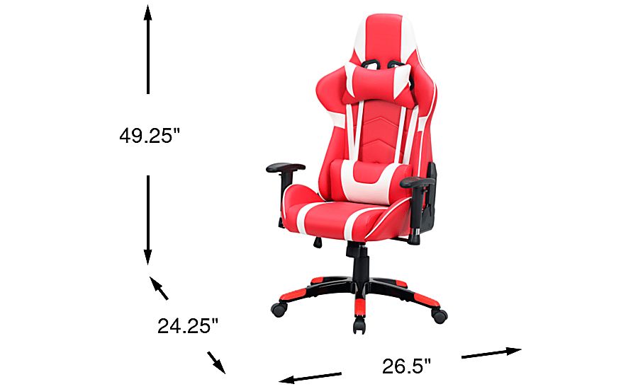 Kids RTG Quest XP Red Desk Chair - Thumbnail 3