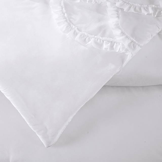Kids Ruffled Dreams White 4 Pc Full/Queen Comforter Set - Thumbnail - Image 5