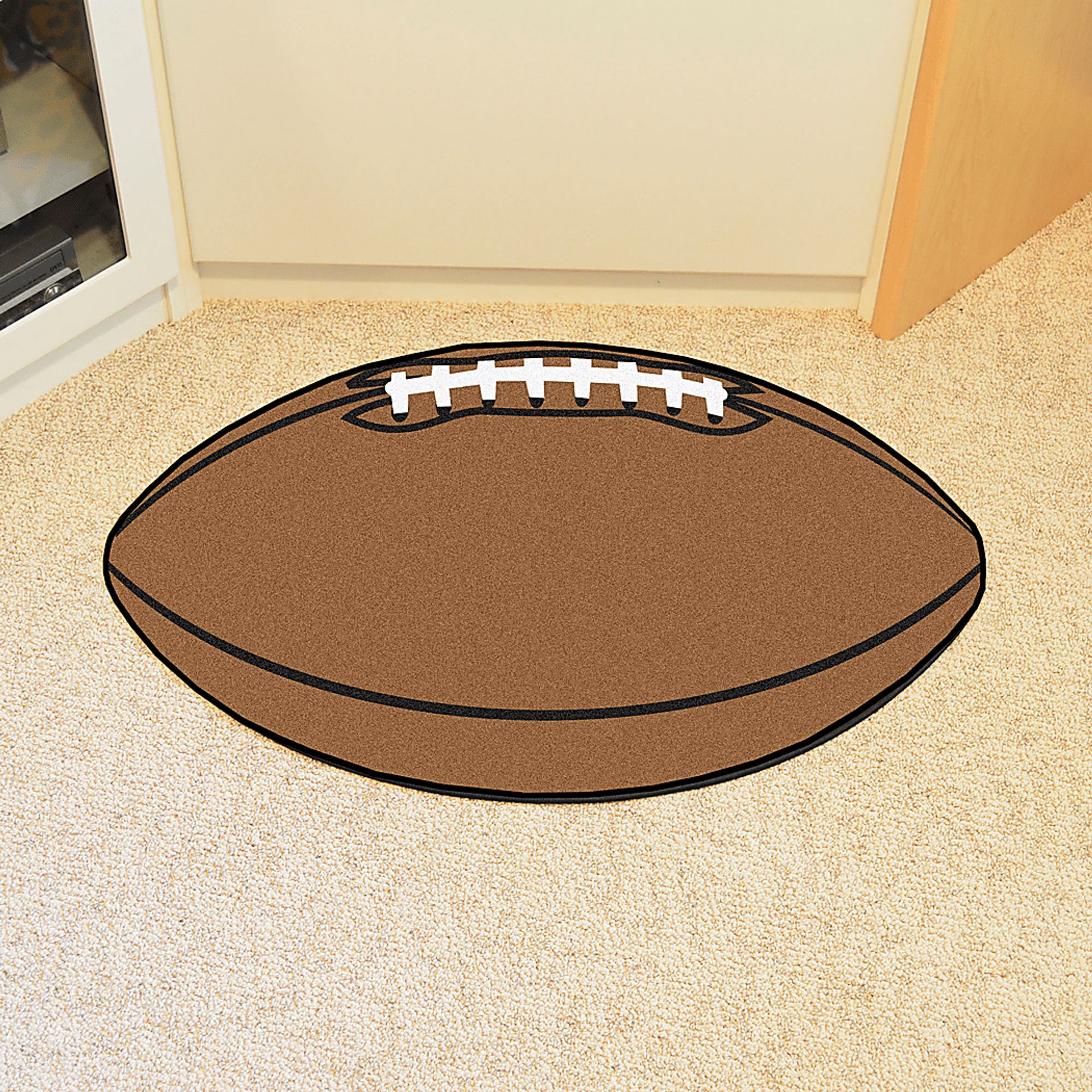 Kids Running Play Brown 2'7 x  1'7 Rug - Image 2