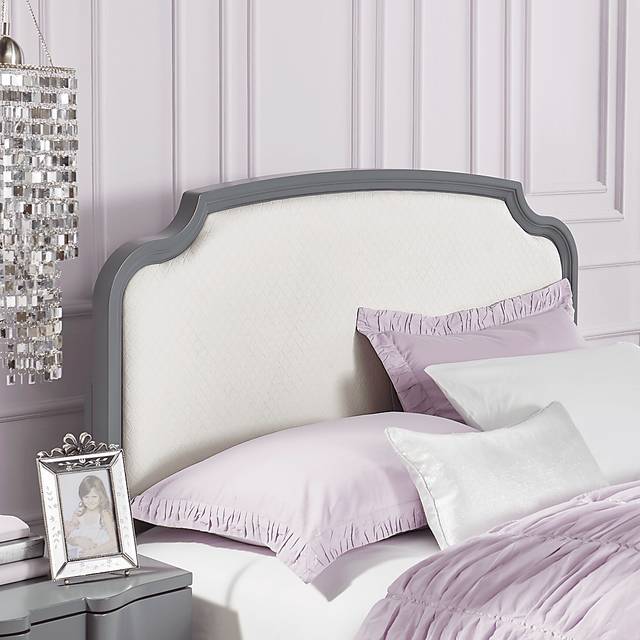 Kids Rylee Gray 4 Pc Twin Upholstered Bedroom with Twin Storage Trundle - Thumbnail - Image 3