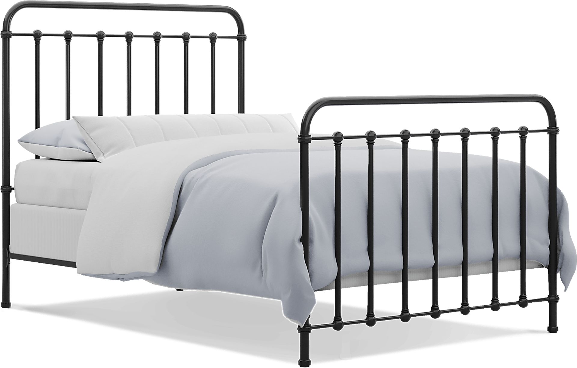 Kids Canyon Lake Java Bedroom with Saddlerock Dark Gray Full Metal Bed - Image 2