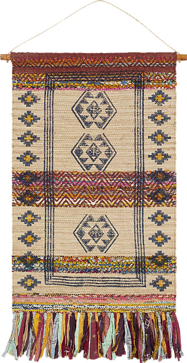 Kids Safari Weave Beige Wall Decor - Thumbnail - Image 1