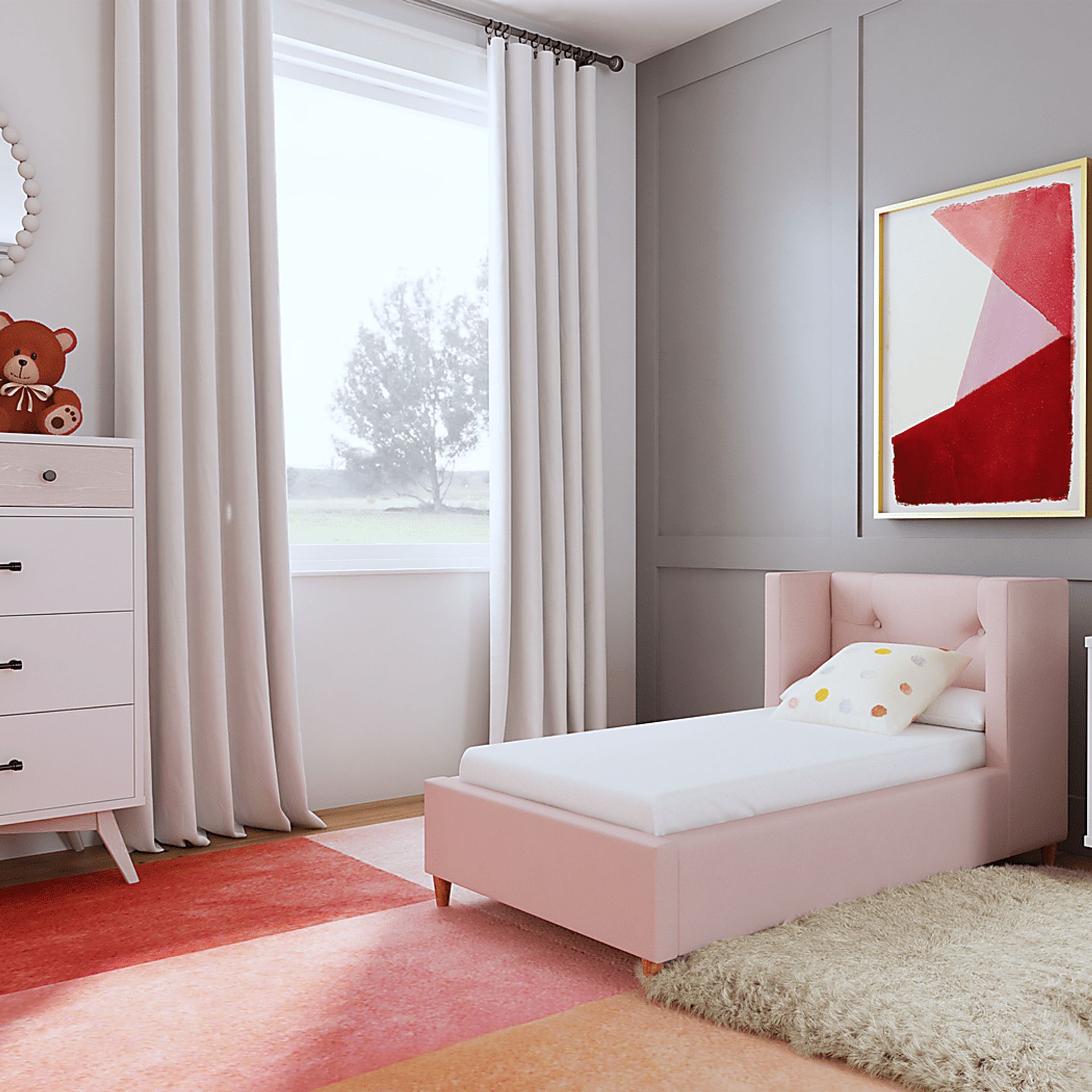 Kids Salso Pink Toddler Bed - Image 2