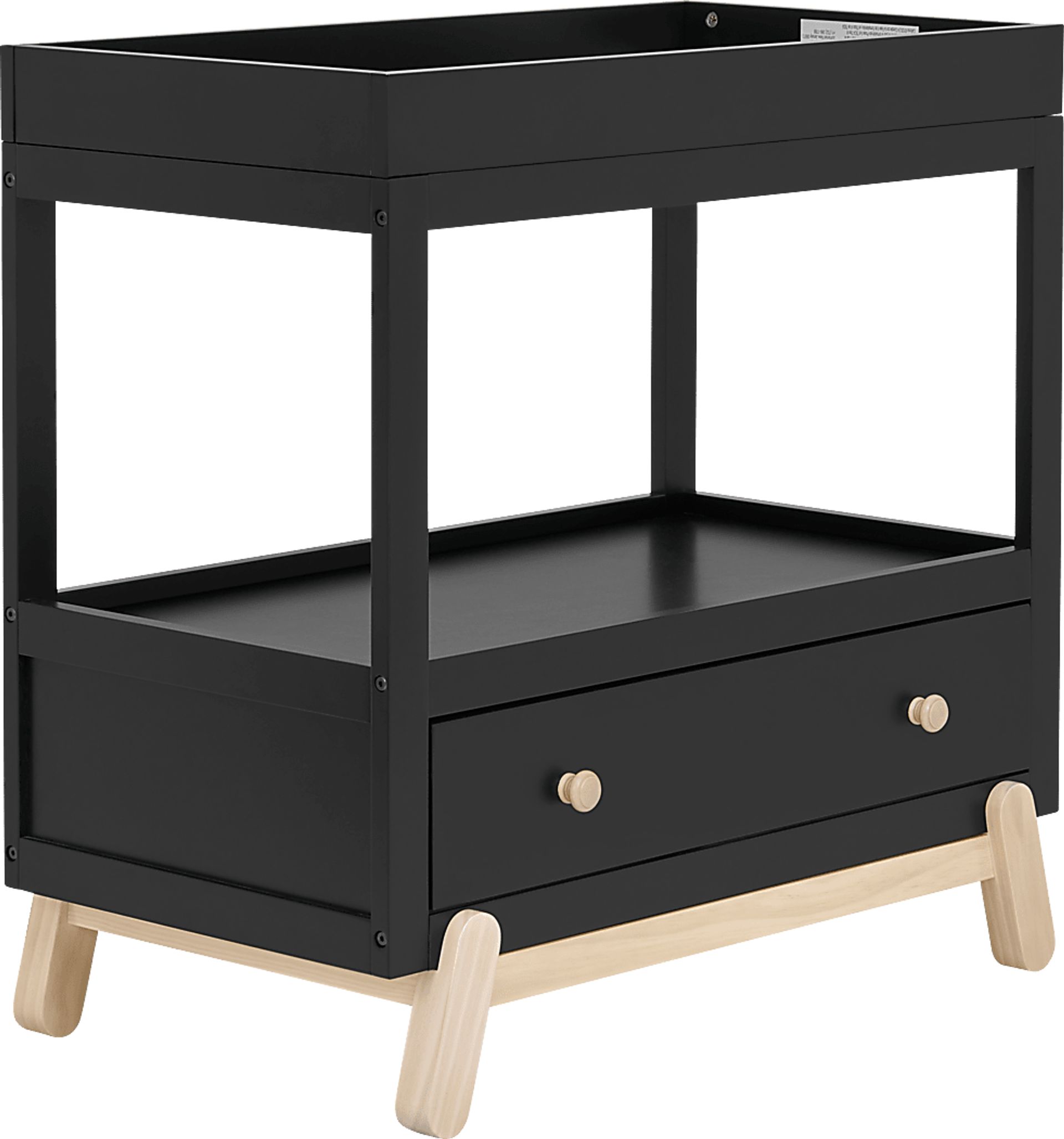 Kids Salvra Black Changing Table - Image 1