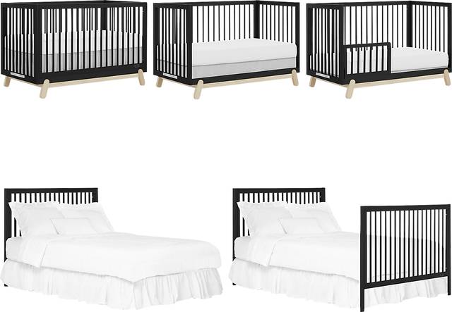 Kids Salvra Black Convertible Crib - Thumbnail - Image 5