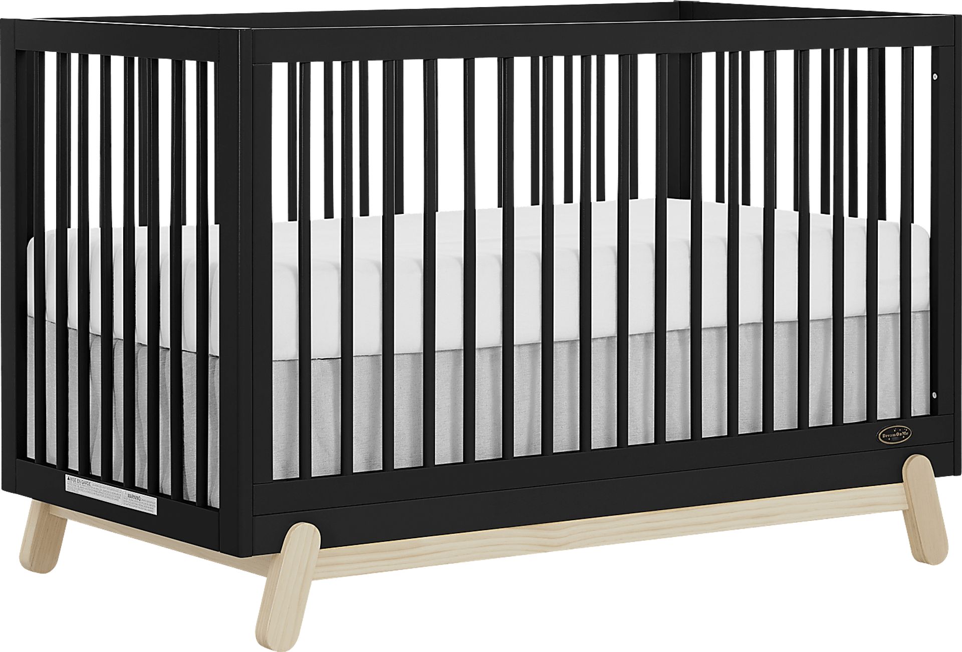 Kids Salvra Black Convertible Crib - Image 6