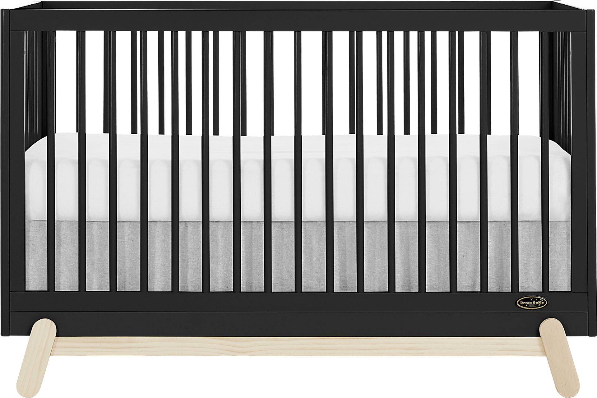 Kids Salvra Black Convertible Crib - Image 1
