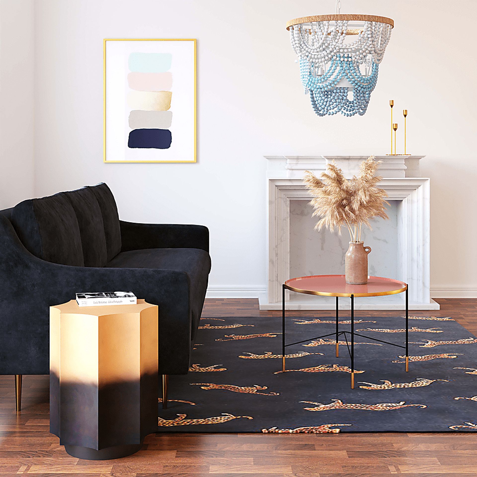 Kids Sameria Blue Chandelier - Image 7